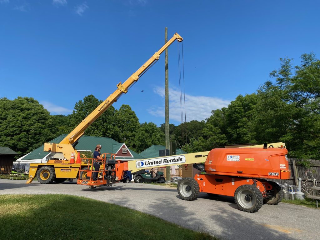 north american millwright crane rental coordination